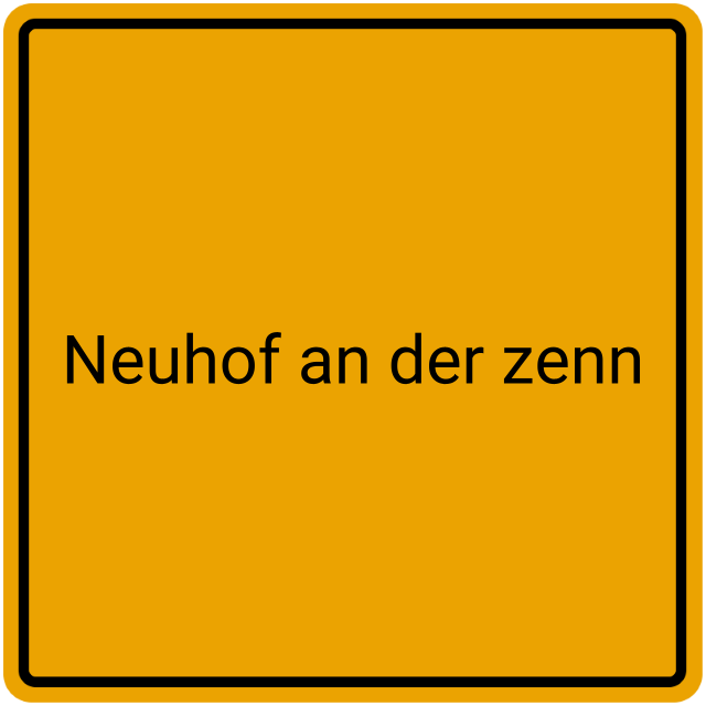 Meldebestätigung Neuhof an der Zenn